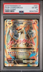 Mega-Charizard-EX - 101/108 - Full Art Ultra Rare - PSA 6